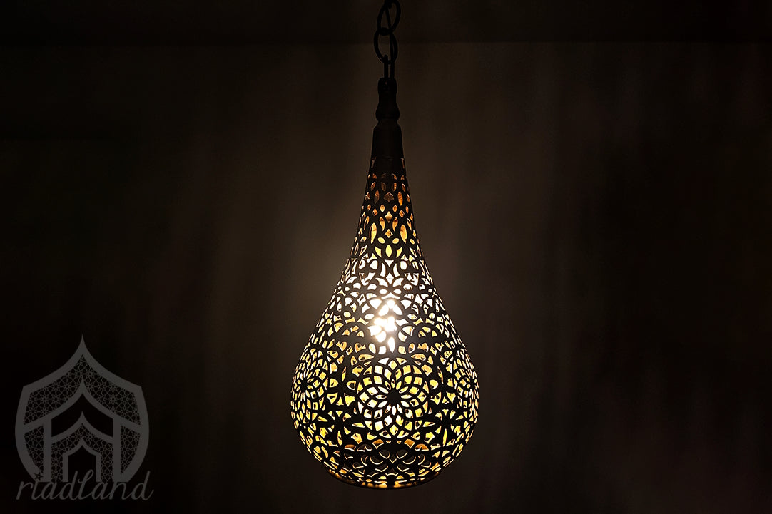 Luxurious small ceiling lamp in the dark perfect for adding chic illumination to the kitchen