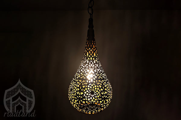 Luxurious small ceiling lamp in the dark perfect for adding chic illumination to the kitchen